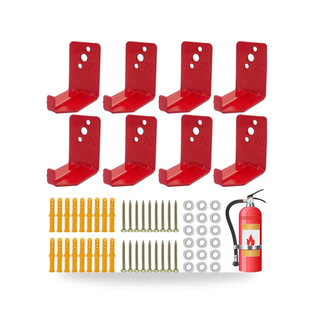 حامل طفاية حريق عالمي من سيساثاي من 8 قطع - 5 الى 40 باوند
