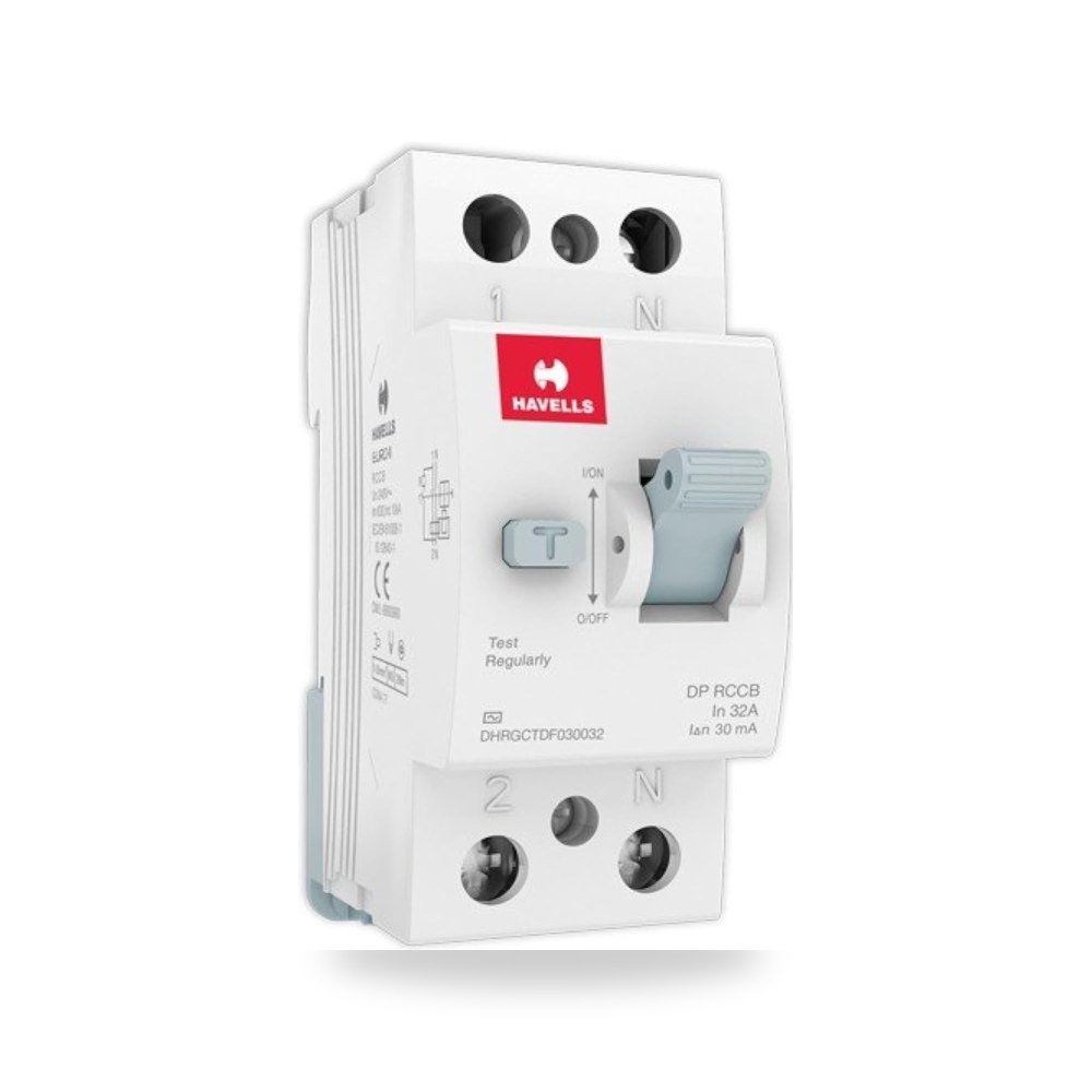 هافيلز DHRGCTDF030032 RCCB 'AC' نوع DP PVC نموذج قاعدة