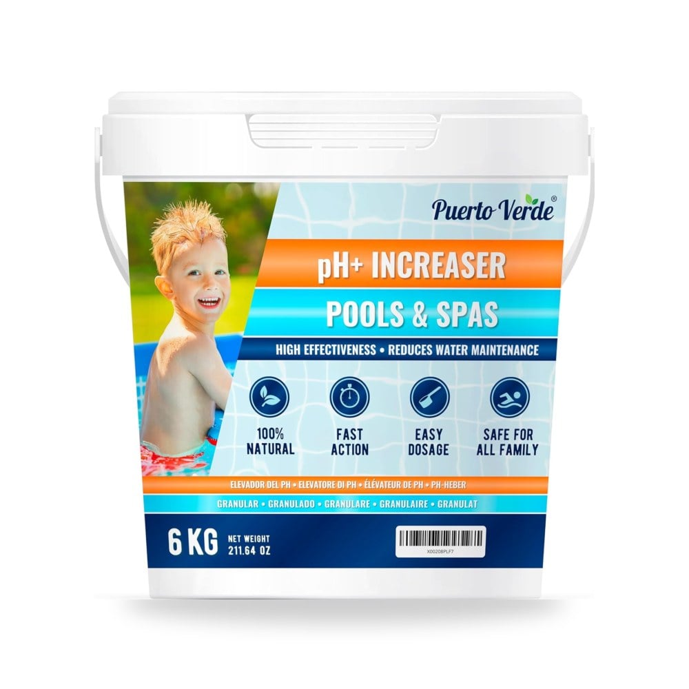 بويرتو فيردي • رفع درجة الحموضة لحمامات السباحة 6 كجم. مصحح