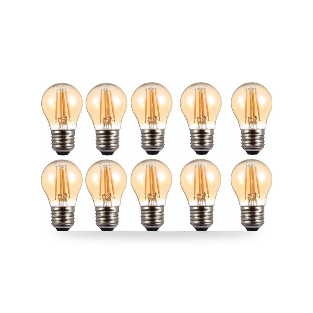 10 عبوات من مصابيح LED فائقة السطوع G45 E27، 4 واط