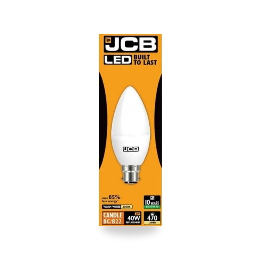 جيه سي بي 3 واط = 25 واط - 6 واط = 40 واط شموع اوبال LED