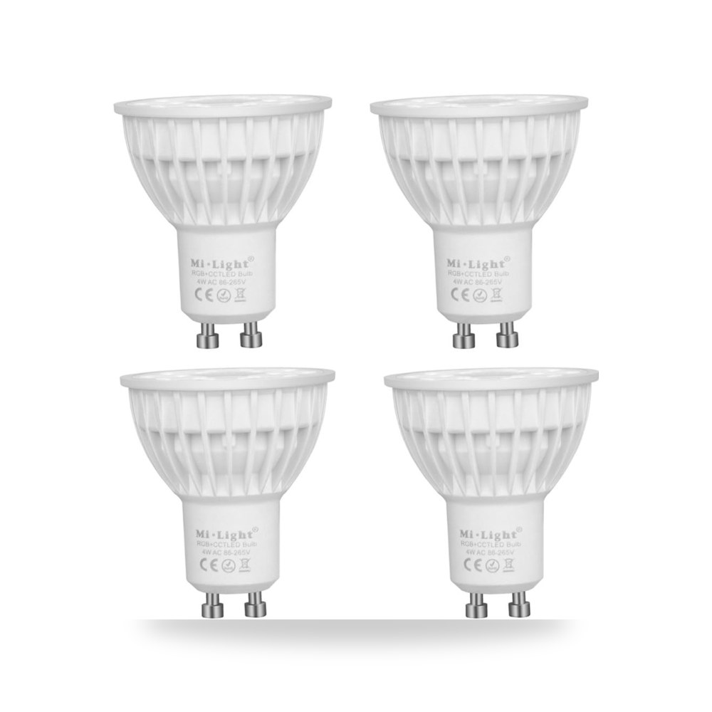 ال جي اي دي تيك عبوة من 4 مصابيح سبوت LED GU10 4 واط