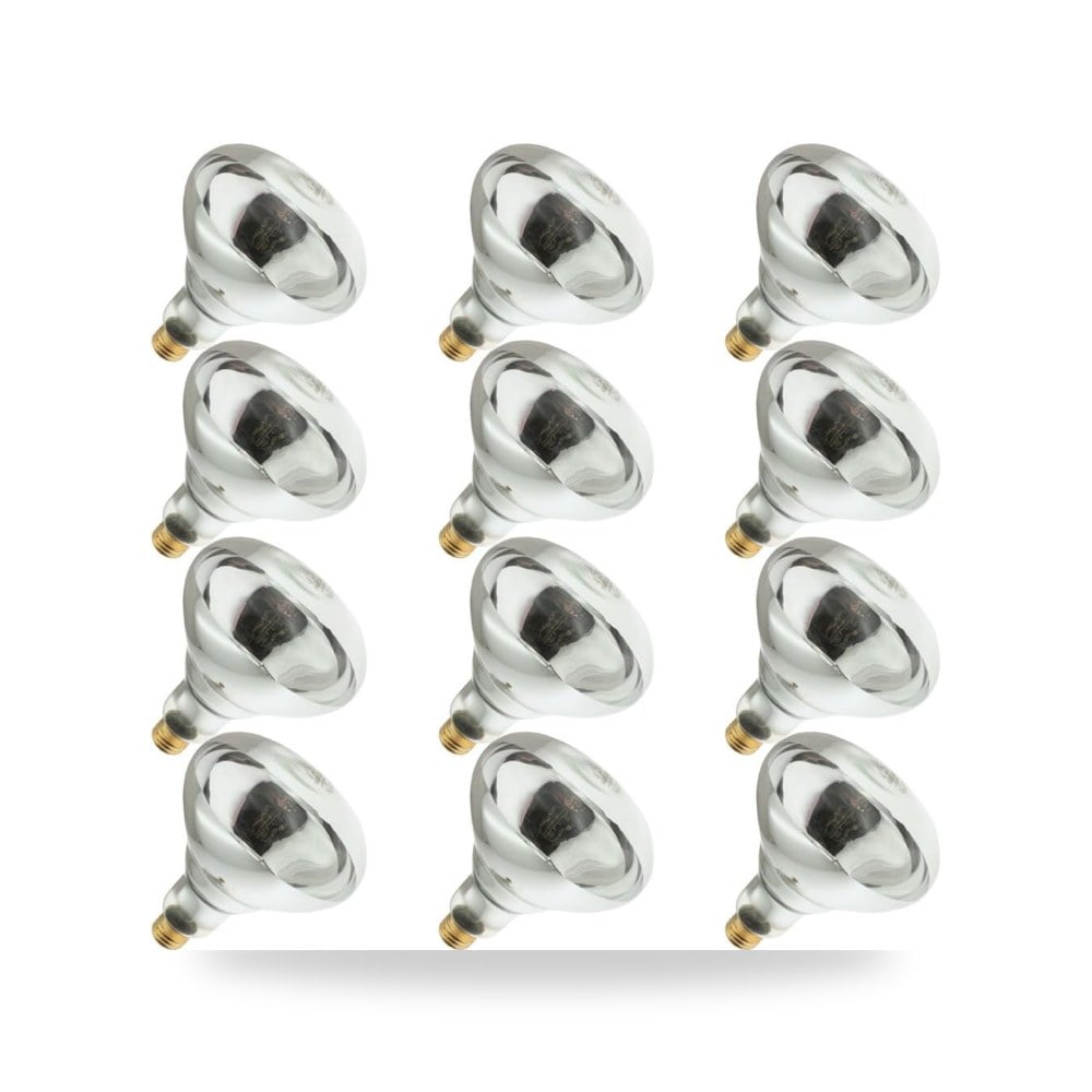 اداء صناعي 250R40 - 1، 250 واط، 120 فولت، حجم زجاج R40، عمر