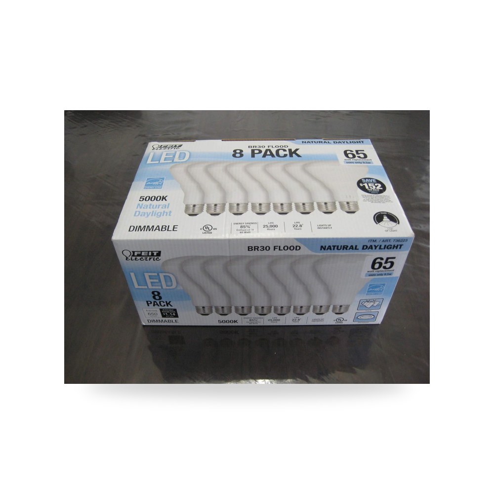 فيت الكتريك 65 وات LED Br30 كشافات 8 قطع