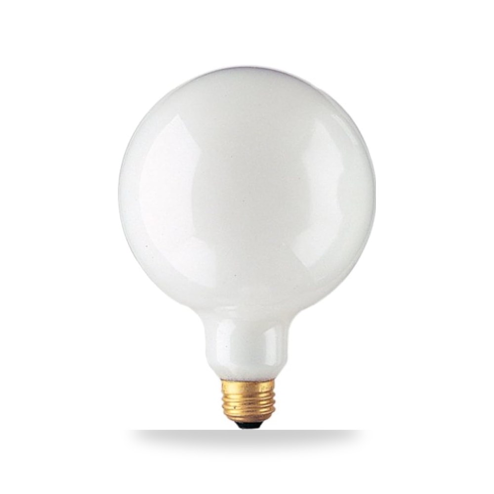 بولبرايت 40G40WH 40 واط ساطع G40 غلوب قاعدة متوسطة بيضاء 12