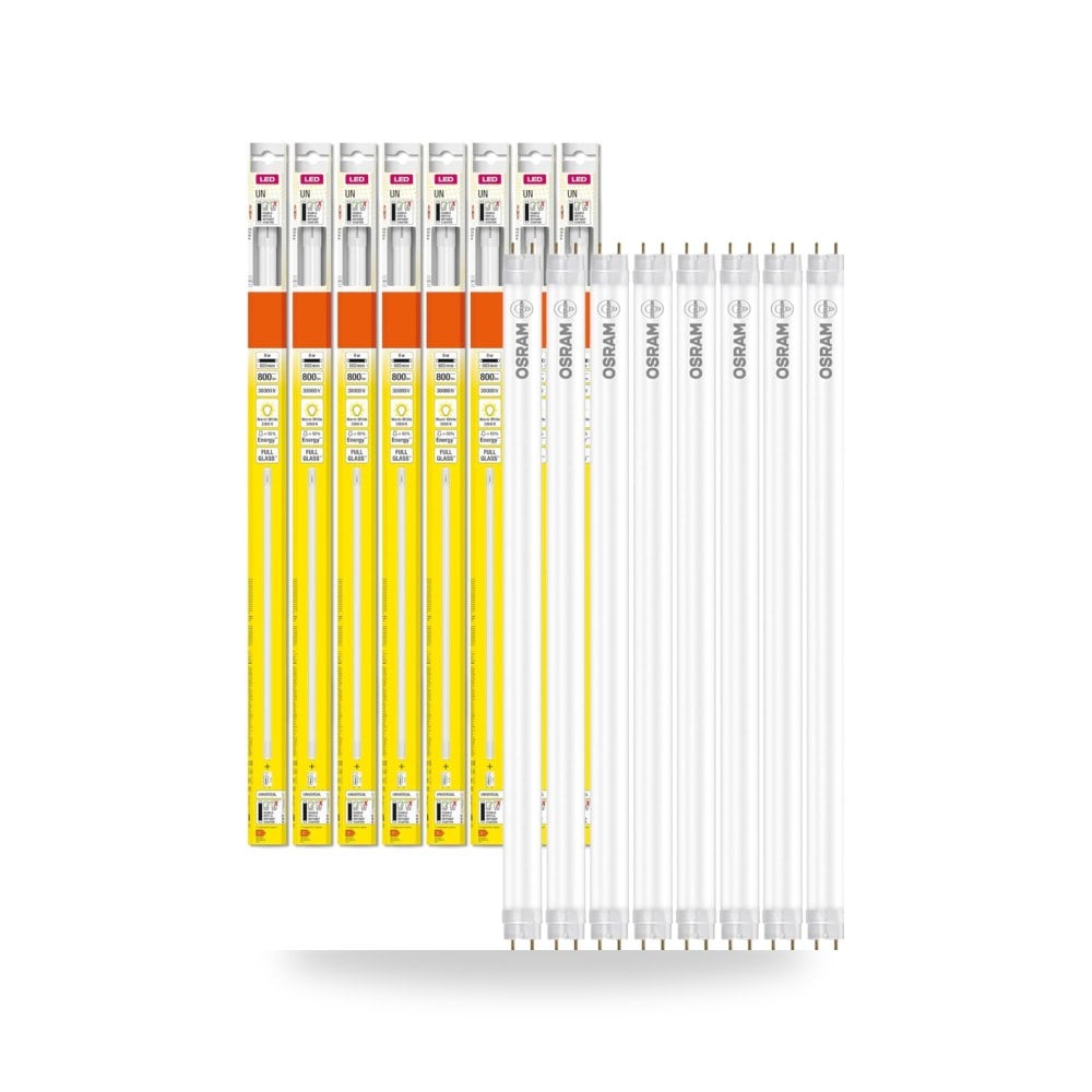 اوسرام انبوب LED T8 18 Un 600 مم، انبوب LED خطي 8 واط، 800
