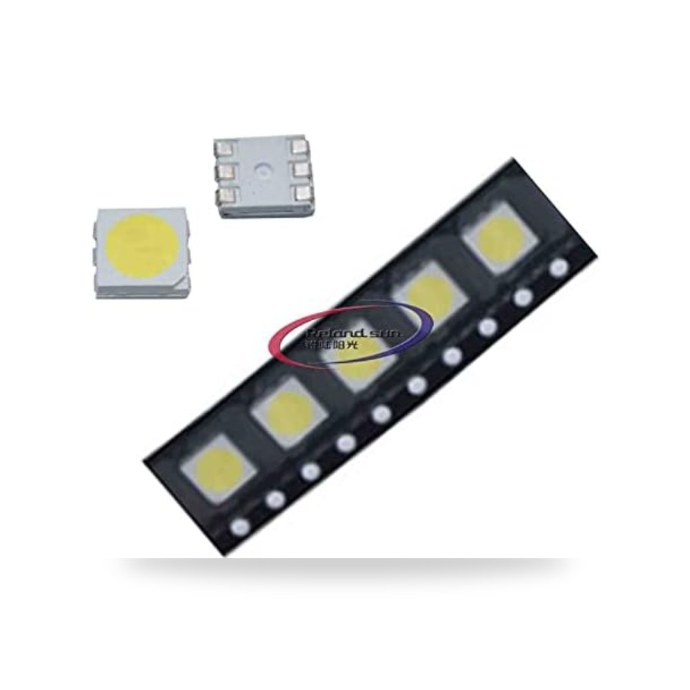 5050 اس ام دي LED ضوء ابيض عالي السطوع احمر اخضر (50 قطعة)