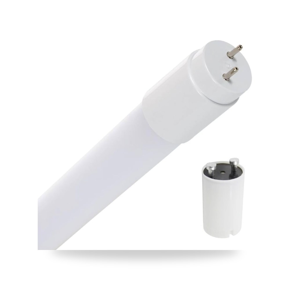 انبوب LED T8 9 واط، 900 لومن، ضوء بارد ملون مشغل LED