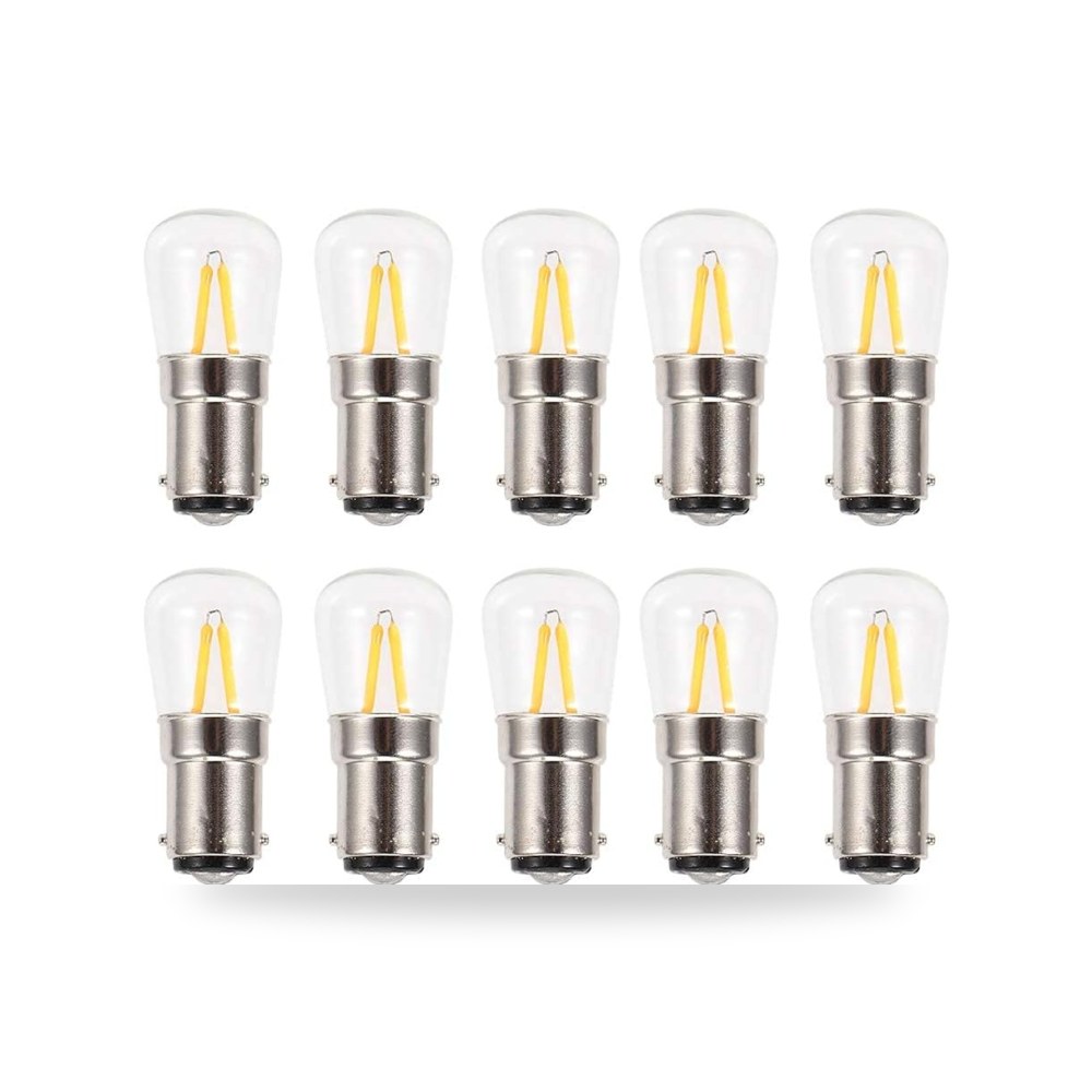 B15 1.5 واط AC230V عاكس للماء قصيرة الشعيرة ليد ضوء (10 قطعة)