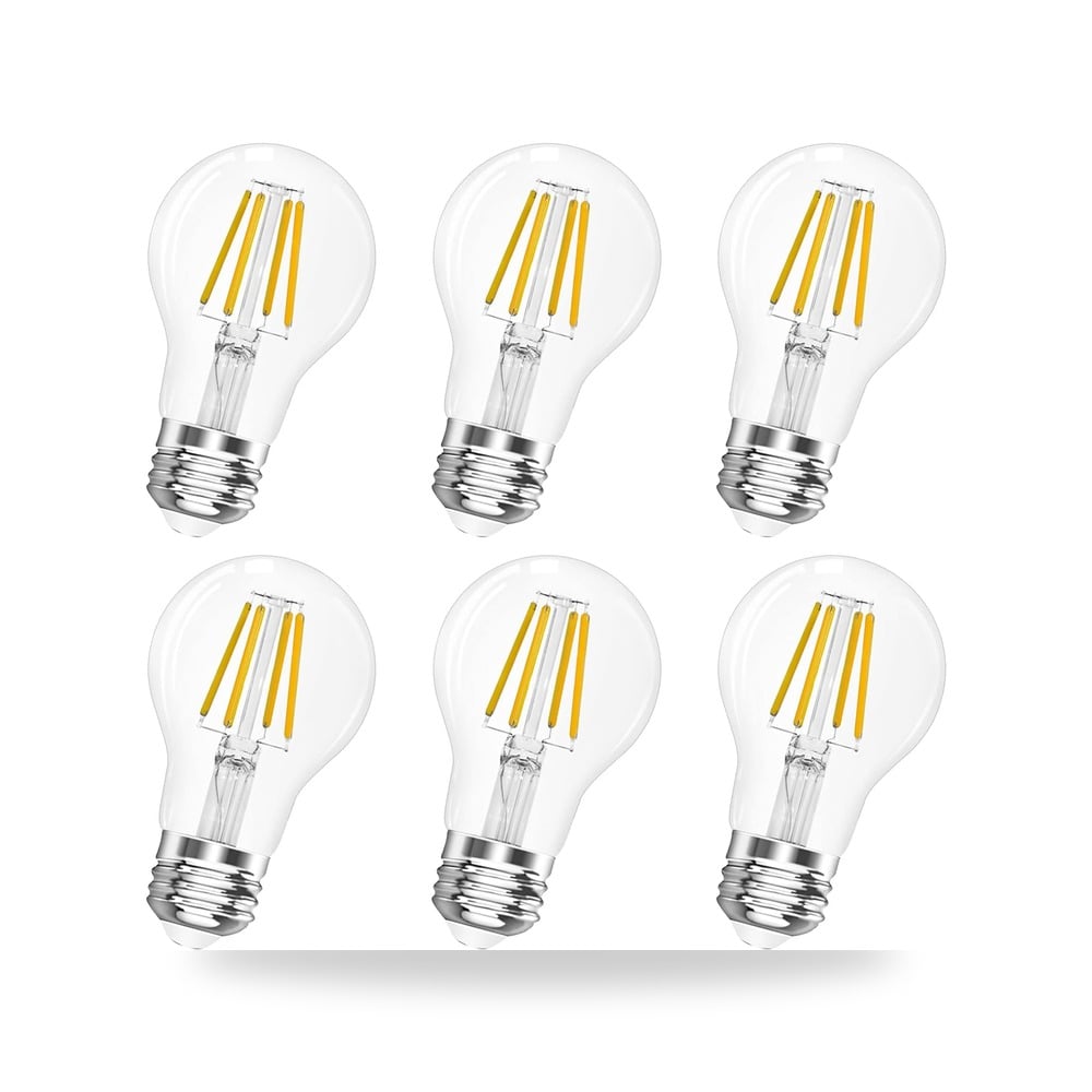 مصباح اديسون LED قابل للتعتيم بقاعدة A19 E26، 4 واط