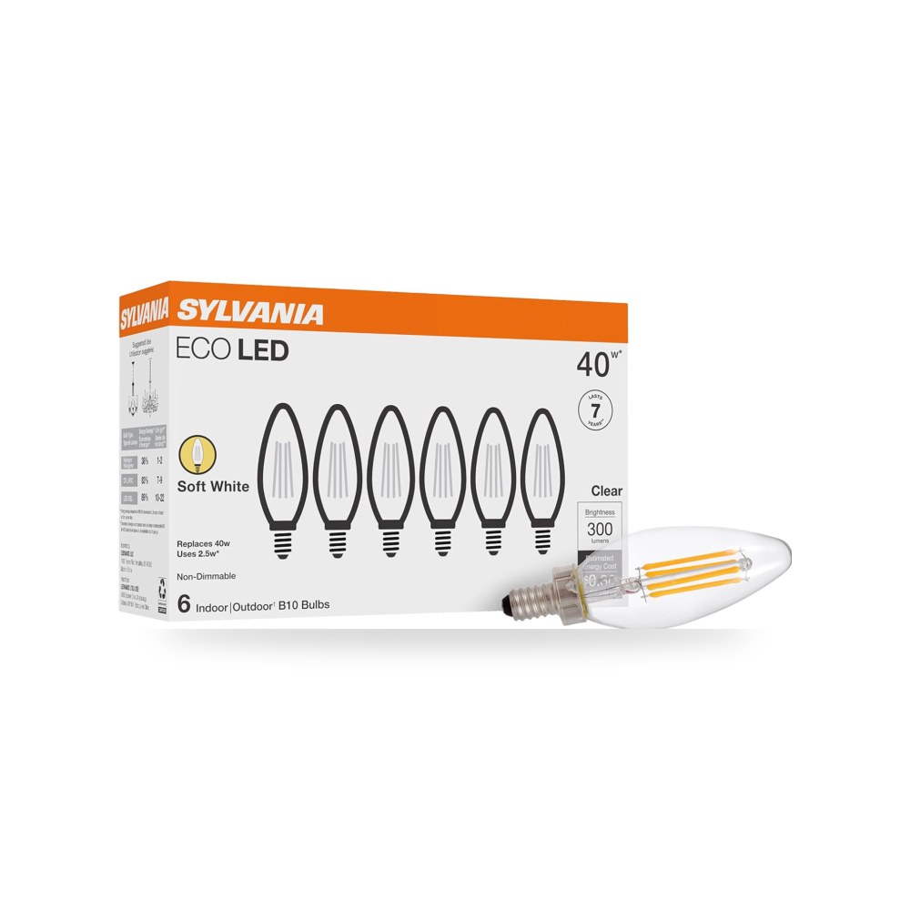ليدفانس سيلفانيا 40878 LED B10 مكافئ 40 واط، كفاءة 4.5 واط