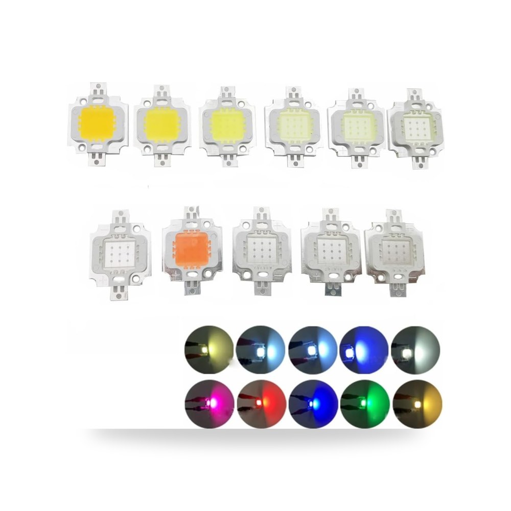 رقاقة LED عالية الطاقة 10 واط بالاشعة فوق البنفسجية 395-400 فرابوكري
