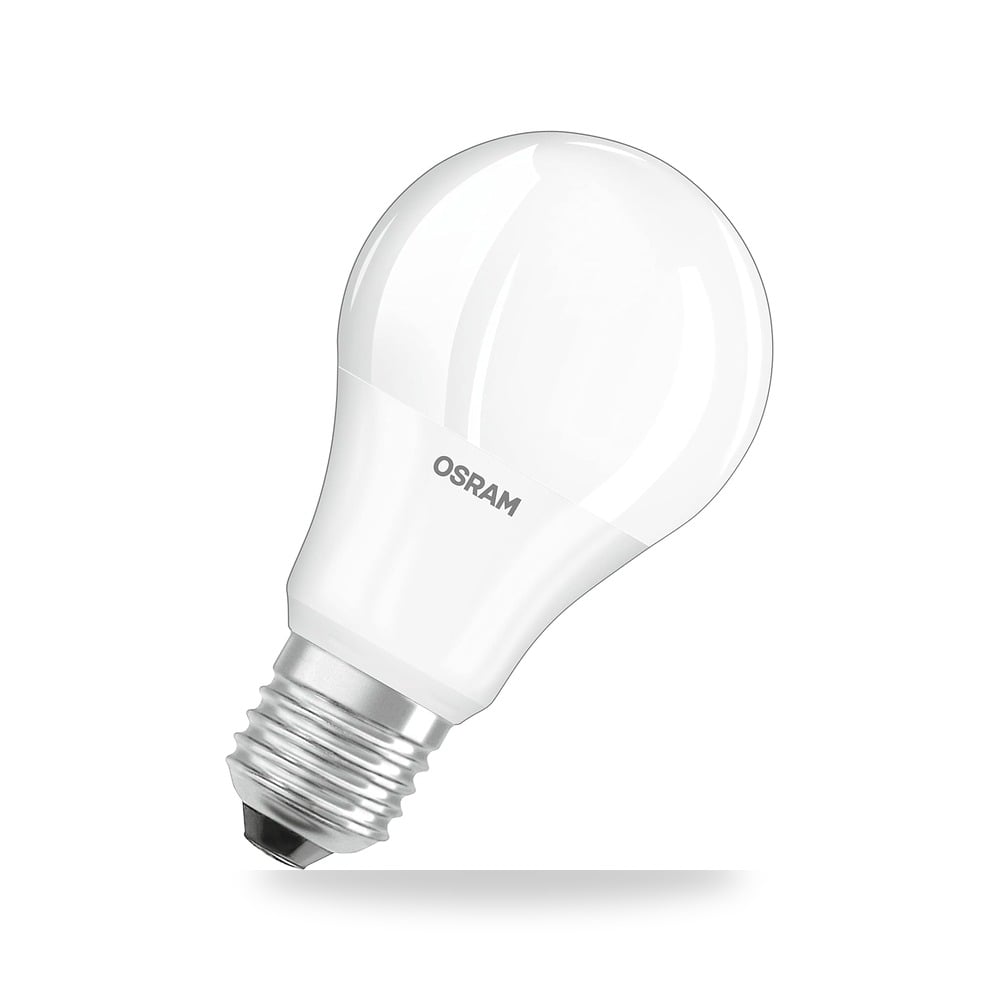 مصباح LED بقاعدة E27 وإضاءة بلون أبيض دافيء (2700 كلفن) اوسرام