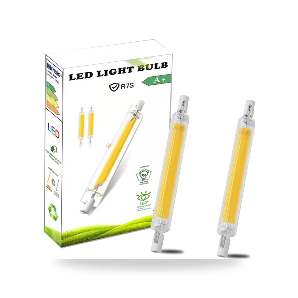 مقياس LED 118 مم قابل للتعتيم، ابيض طبيعي، موديل R7S