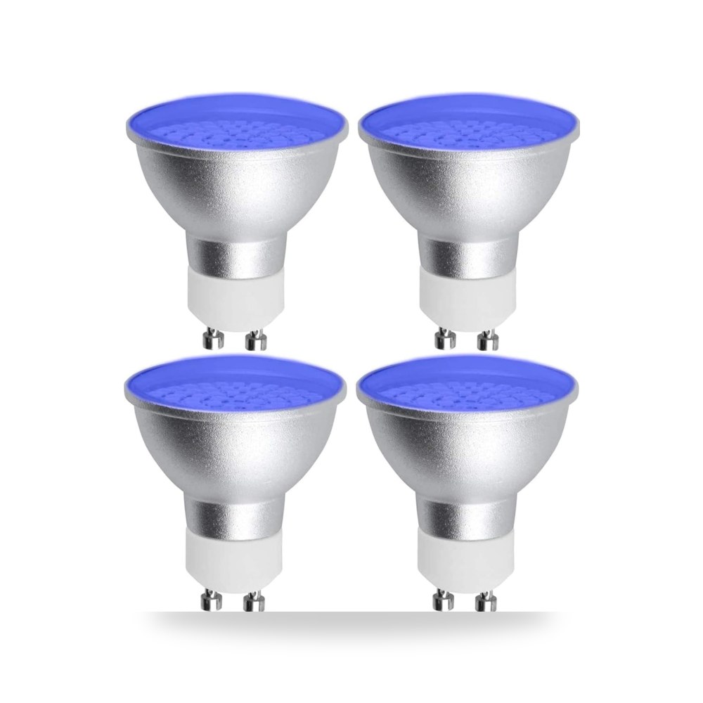 بونلكس مصباح LED ازرق GU10، 5 واط GU10 مصباح سبوت ملون ازرق