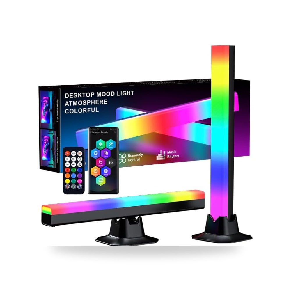 شريط اضاءة LED RGB-IC من يوهوف، 32 سم - 12.6 انش، اضاءة خلفية