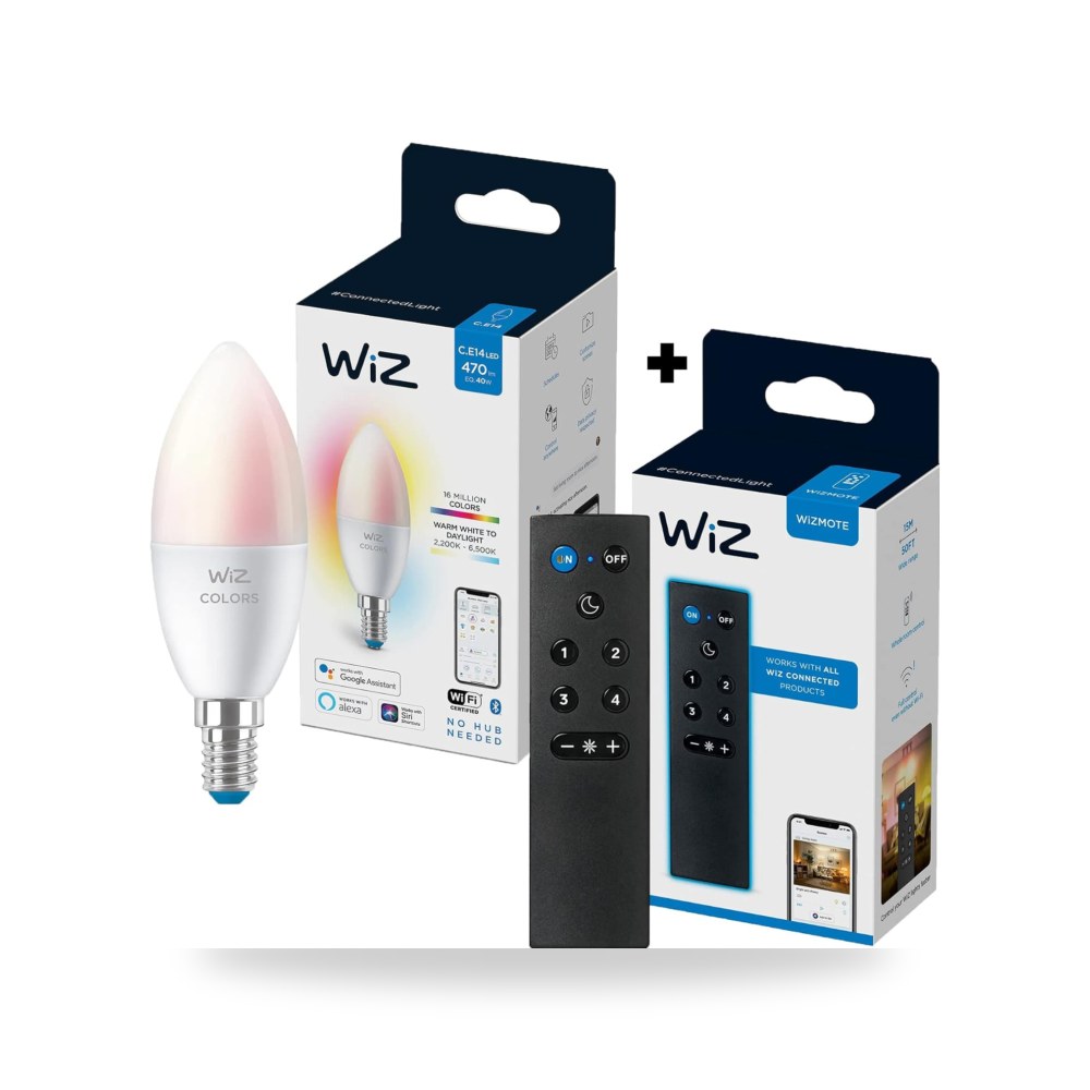 ويز شمعة LED ذكية C37 E14 470 لومن تعمل بالواي فاي