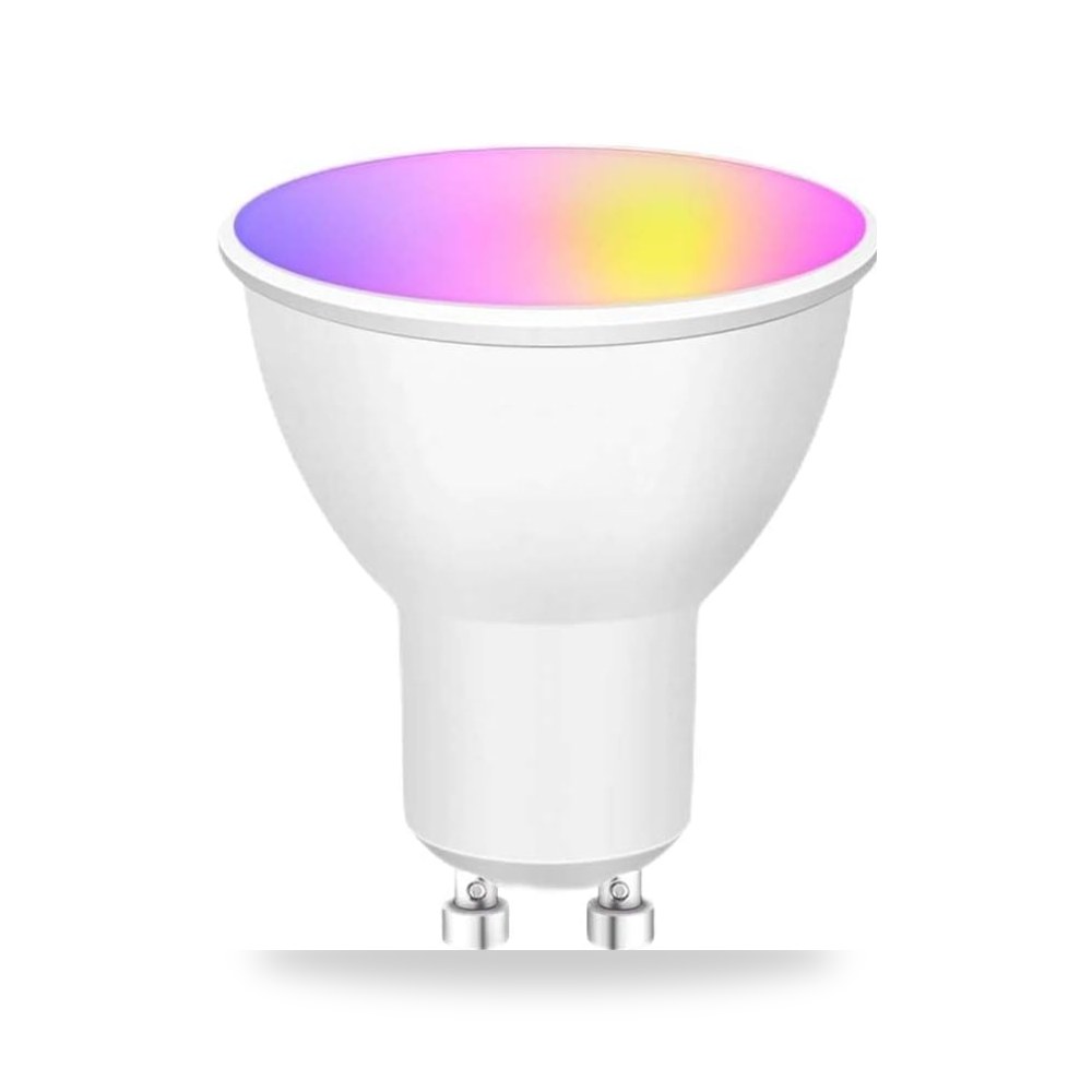 أضئ غرفتك مع شبكة بلوتوث ذكية GU10 6.5 واط RGB+CCT. تحكم في نوعها