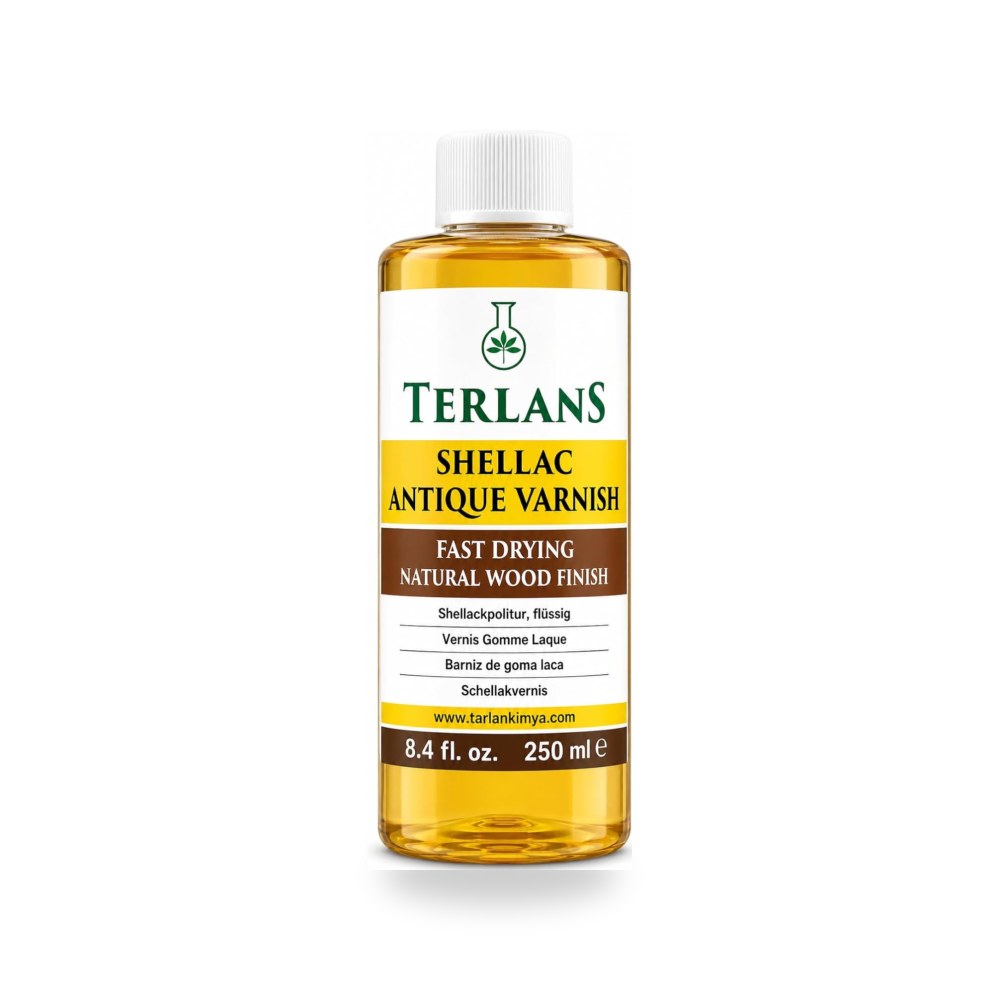Terlans Shellac Liquid Blonde 250 مل طلاء عتيق القسم