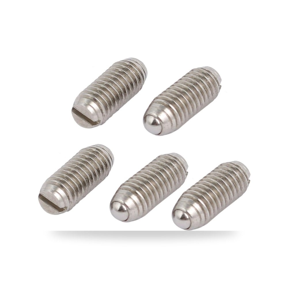 مكبس زنبركي M5x12mm 304 بهيكل من الستانلس ستيل 304