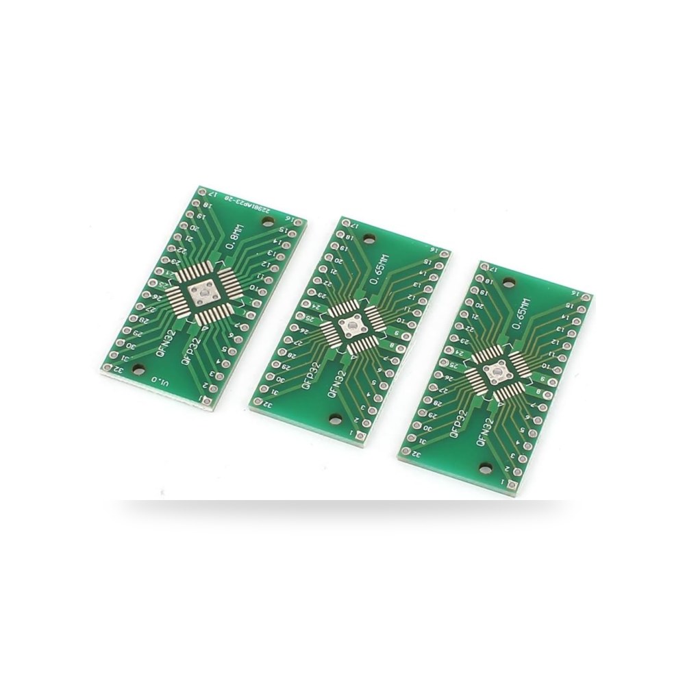 محول 3 قطع لوحة الدوائر المطبوعة SMD QFP32 ايكسيت موديل QFN32