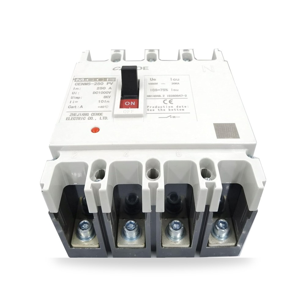 سكين 4P 1000V DС قاطع الدائرة الشمسية MCCB