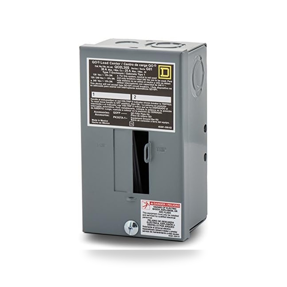 مركز تحميل مربع D QO2L30S, Lug, 30A , 120 - 240 فاكية, 1 درجة