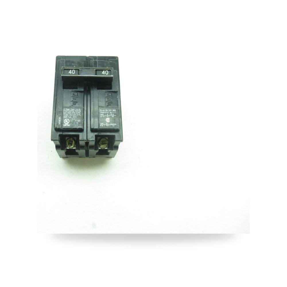 سكين سيمنس قاطع دائرة كهربائية مصبوب B240 40A موديل 240V-AC
