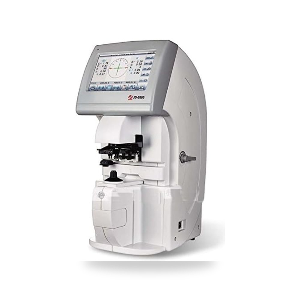 جهاز قياس العدسة الاوتوماتيكي بشاشة ال سي دي بمصدر الضوء