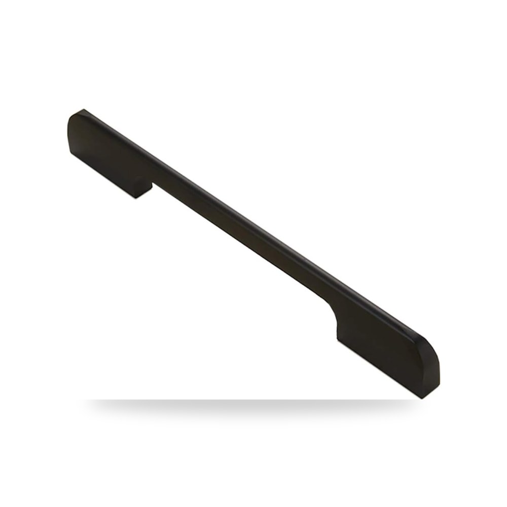 طقم مقابض وأزرار دواليب وخزائن المطبخ العصرية أسود مطفي فاخر (Matte Black) موديل B08K93JDNR