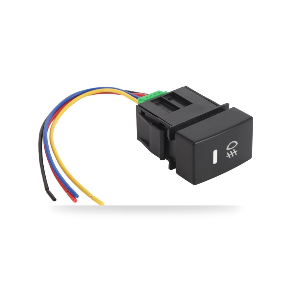 مفتاح زر ضغط LED بـ4 اقطاب 12 فولت مع اضواء مؤشر خلفية LED اوفاكويكسي