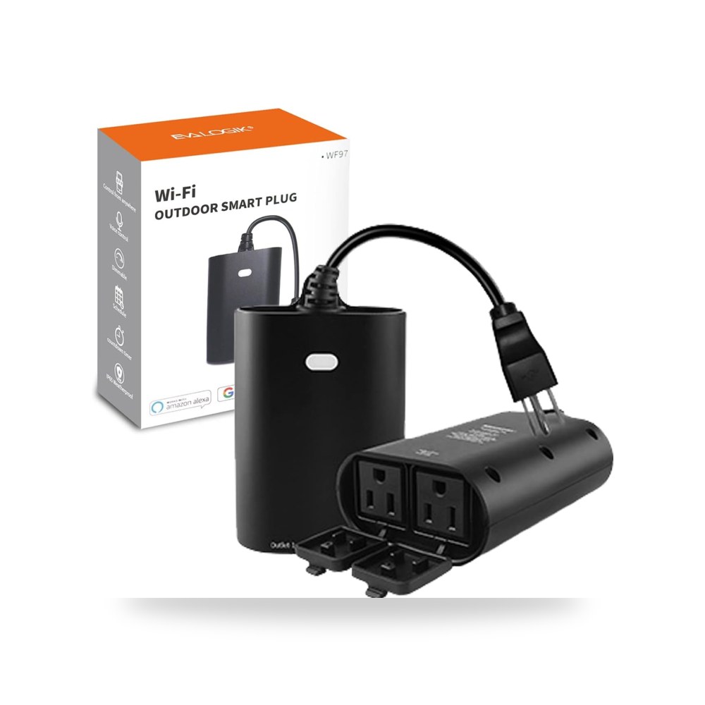 قابس ذكي للاماكن الخارجية من ايفا لوجيك، واي فاي 2.4G IP65