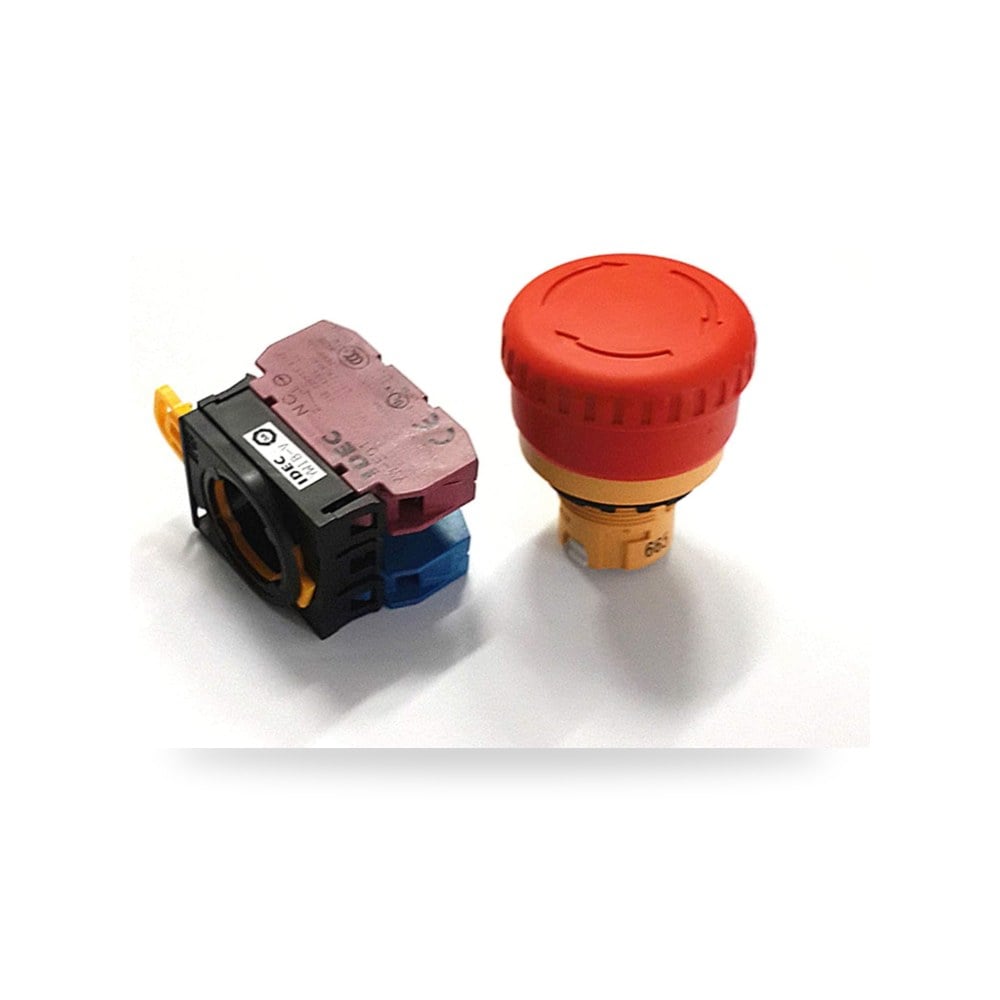 مفتاح زر ايقاف للطوارئ YW1B-V4E11R جديد من ايديك