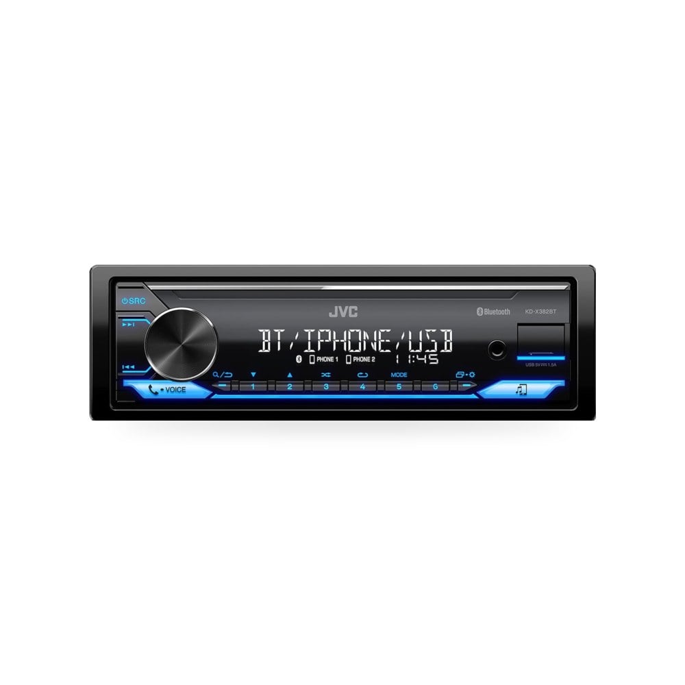 JVC ستيريو سيارة KD X382BT يعمل بالبلوتوث