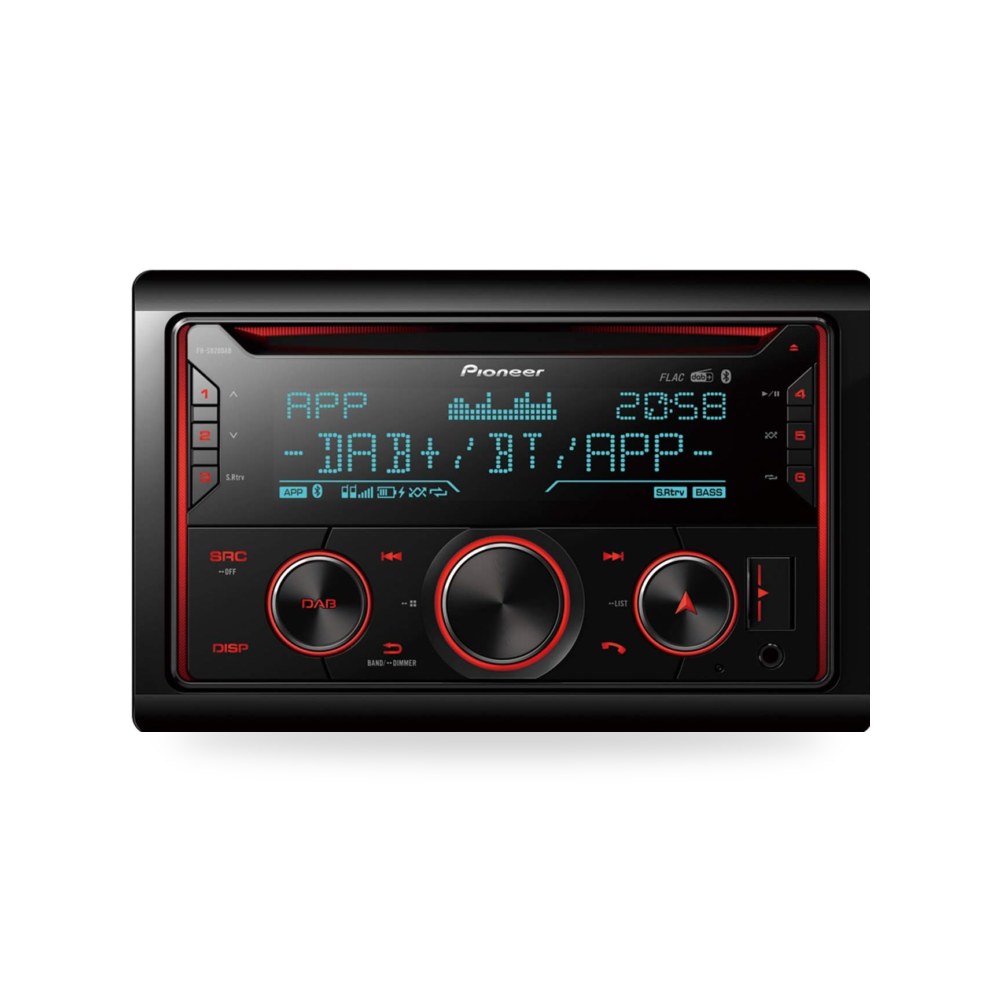بايونير موالف CD ثنائي DIN مع DAB