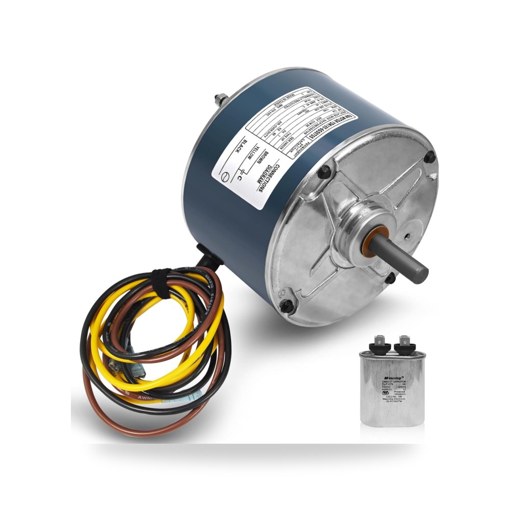 محرك مروحة مكثف 5KCP39EGS070S، 1 4 حصان، 1100 موديل 208-230