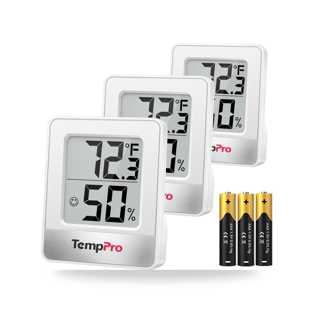 ميزان حرارة ورطوبة رقمي صغير TP49W-3 من ثيرموبرو