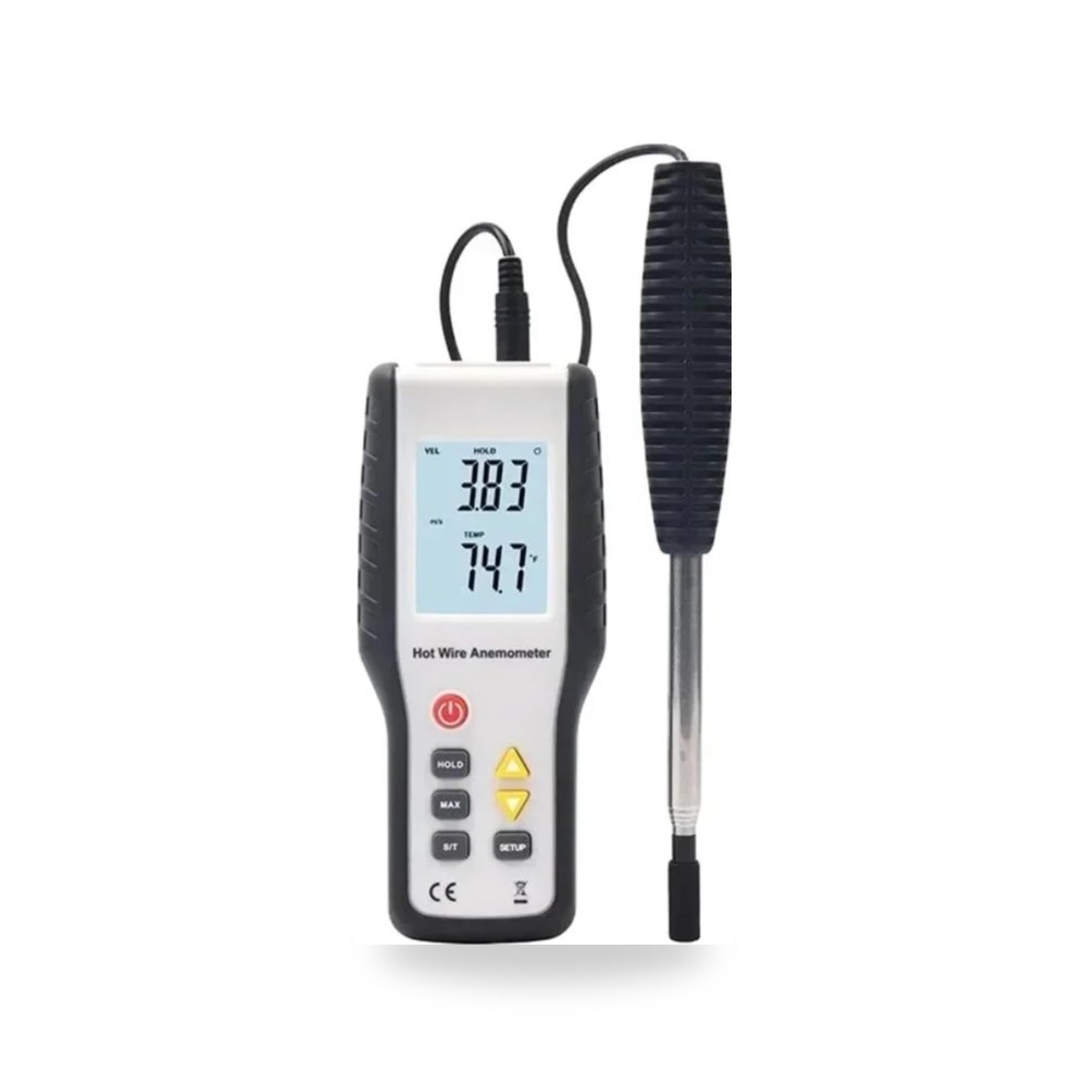 مقياس سرعة الرياح الرقمي المحمول عالي الحساسية HT-9829 (كود: 784697)