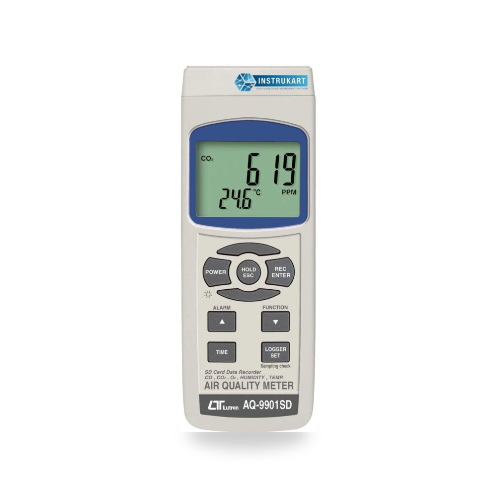 مقياس جودة الهواء الصناعي مع تسجيل بيانات في الوقت الحقيقي AQ-9901SD