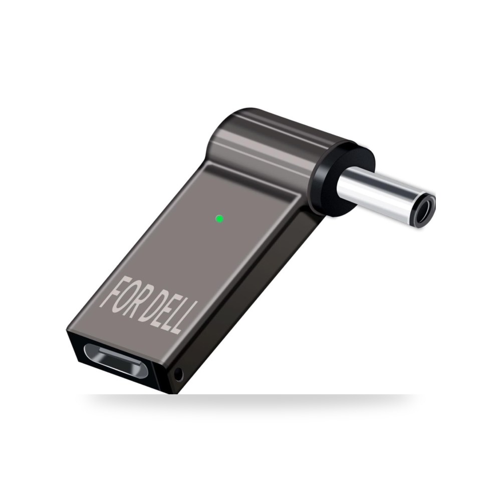 محول شحن لاب توب، USB C الى 4.5 مم انثى نوع C خازنا