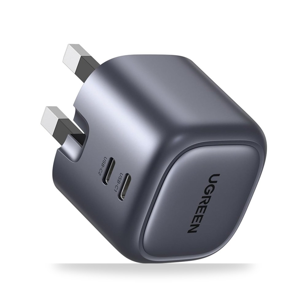 شاحن حائط سريع قابل للطي نيكسود بمنفذ مزدوج يوجرين موديل USB-C