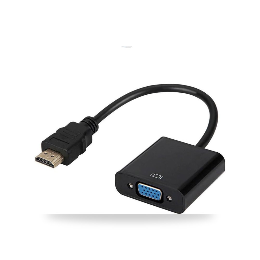 جهاز توصيل HDMI الى VGA، محول HDMI ذكر الى