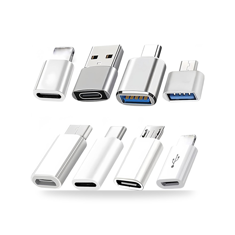 مجموعة من 8 محولات USB C، محول USB C الى