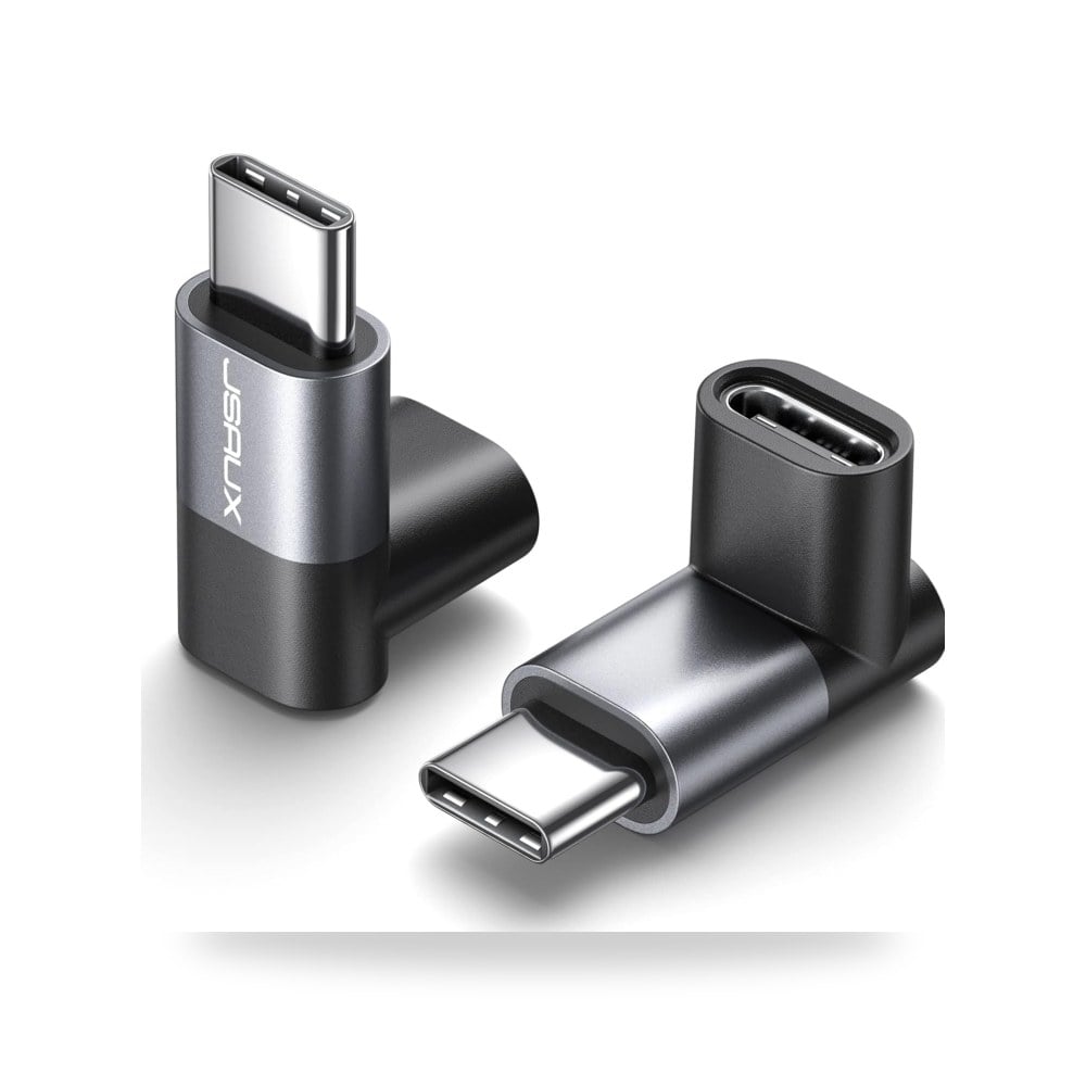 محول جي سوكس محول USB C ذكر الى انثى بزاوية