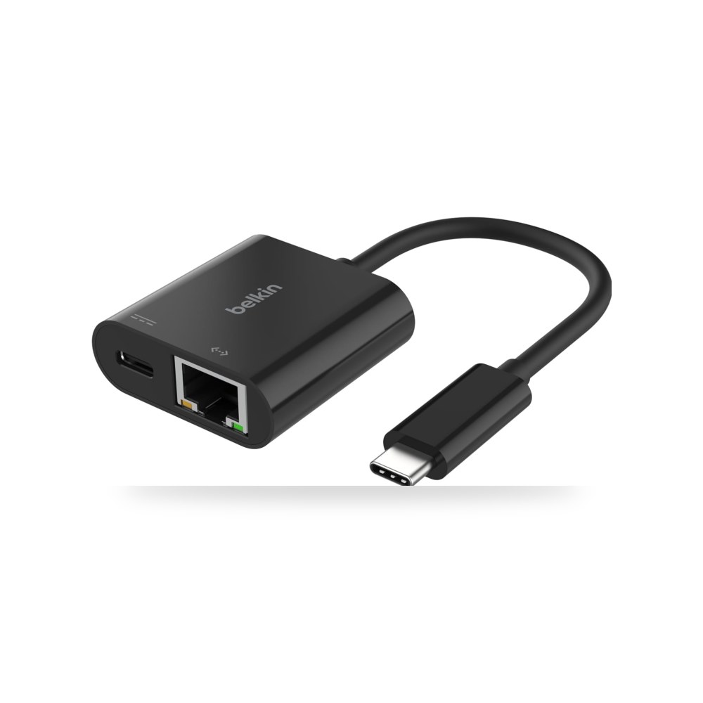 محول شحن توصيل إلى ايثرنت بقدرة 100 واط، بلكن موديل USB-C