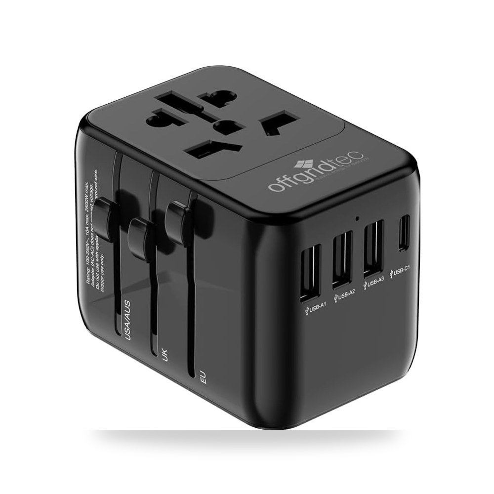 محول سفر Offgridtec عالمي في جميع أنحاء موديل USB-A