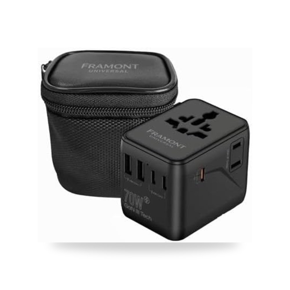 حافظة السفر العالمي جان III بقدرة 70 واط من جينيرك موديل USB-C