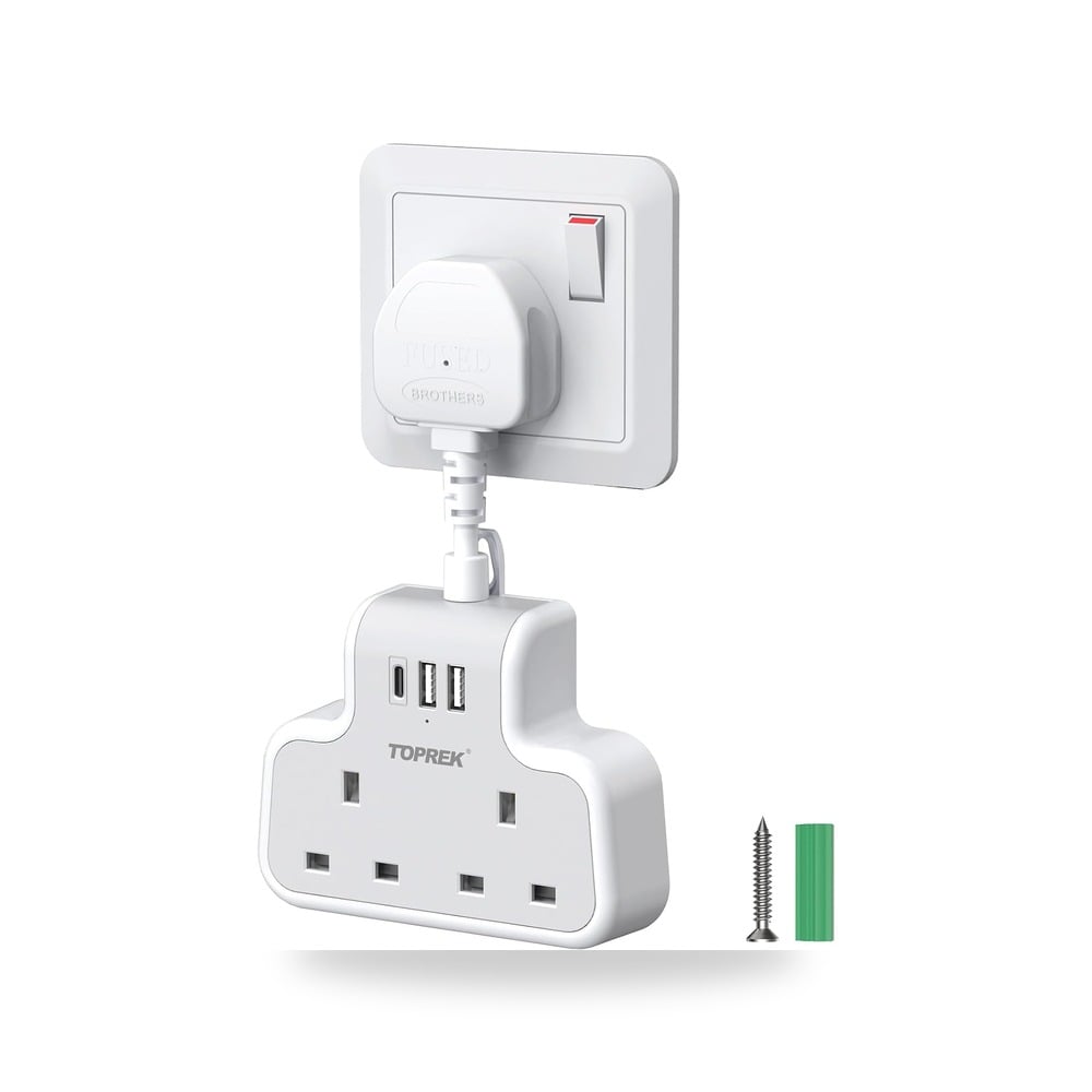 موصلات متعدد المقابس مع USB نوع سي محول قابس توبريك