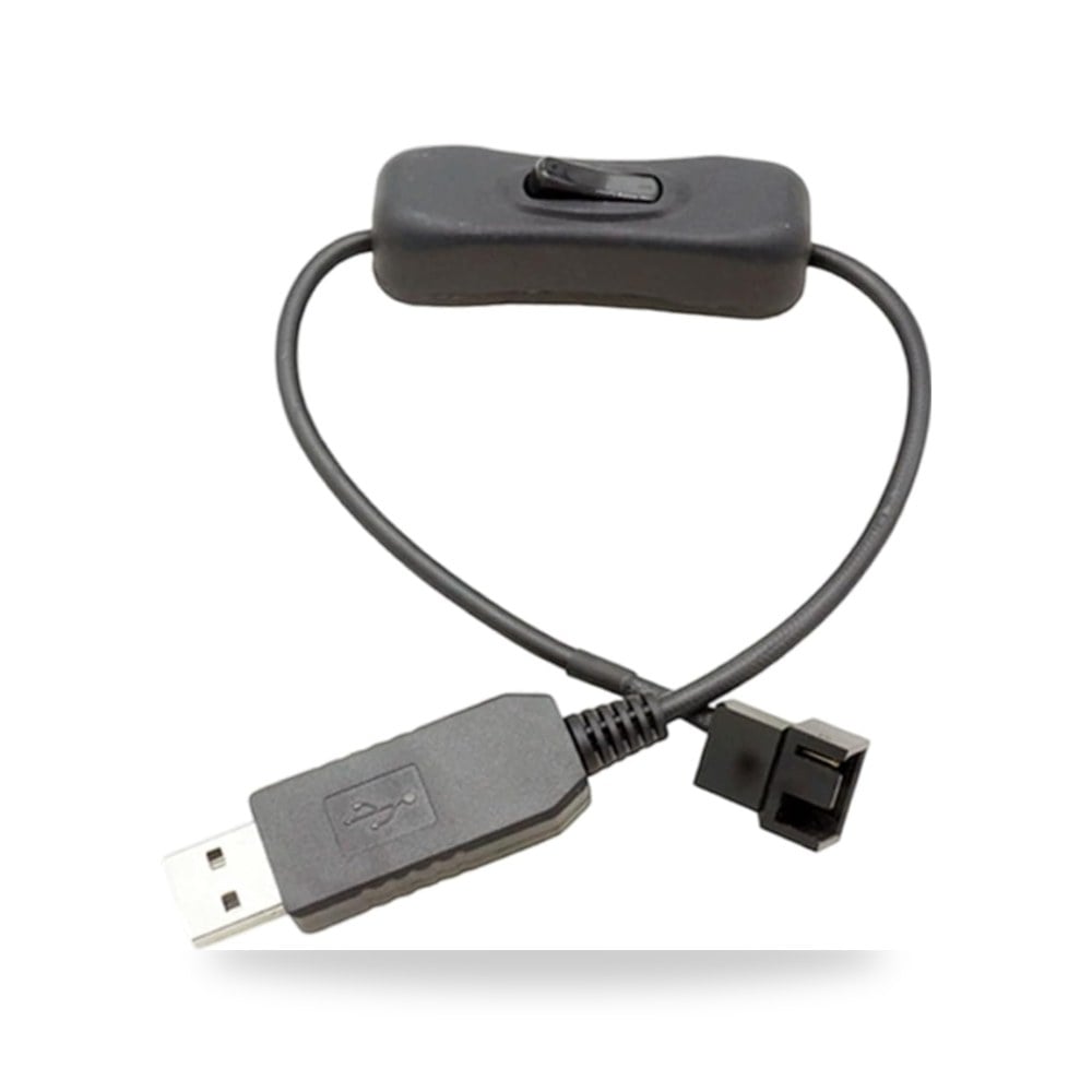 محول USB الى مروحة موصل USB 3 دبابيس 4 دبابيس