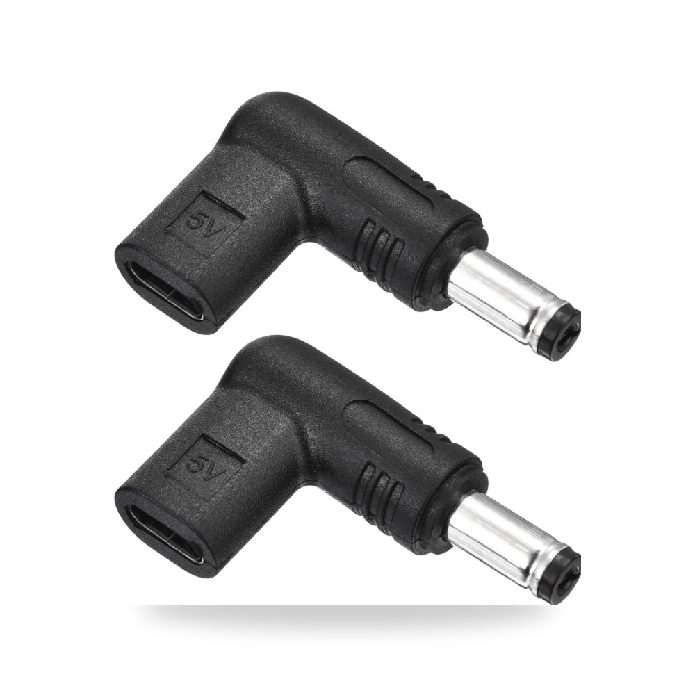 QUARKZMAN محول من نوع C أنثى إلى DC5521 ذكر